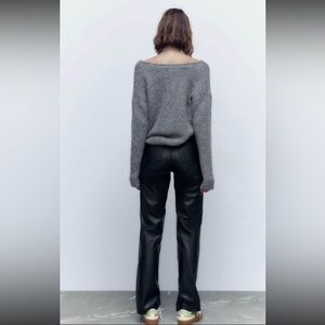 Faux leather Zara pants